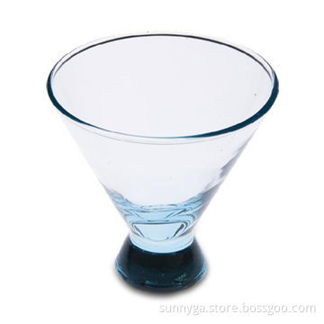 Coloring Martini Glass for Vodka with 3.8cm Bottom, 9cm Top Diameter and 9cm Height